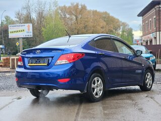 2011 Hyundai Solaris I, синий, 669000 рублей, вид 5