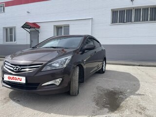 2016 Hyundai Solaris I Рестайлинг, коричневый, 1150000 рублей, вид 1