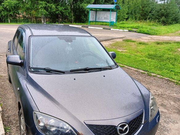 2007 Mazda 3 I (BK) Рестайлинг, серый