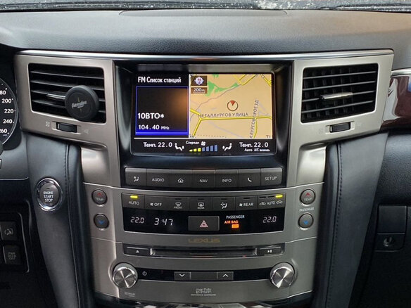 2012 Lexus LX 570 III Рестайлинг, чёрный, 3500000 рублей - вид 8