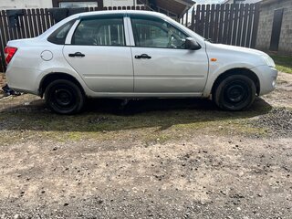 2013 Lada (ВАЗ) Granta I, серебристый, 330000 рублей, вид 5