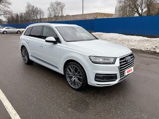 2015 Audi Q7 II (4M), белый, 4200000 рублей, вид 4