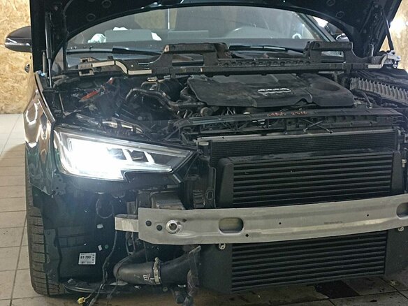 2019 Audi A4 V (B9), серый, 3400000 рублей - вид 7