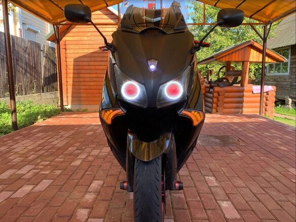 2012 Yamaha TMAX, чёрный, 520000 рублей - вид 5
