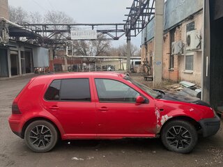 1998 Volkswagen Golf IV, красный, 245000 рублей, вид 4