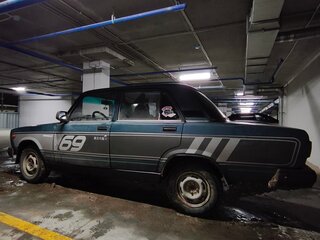 2002 Lada (ВАЗ) 2107, синий, 140000 рублей, вид 4