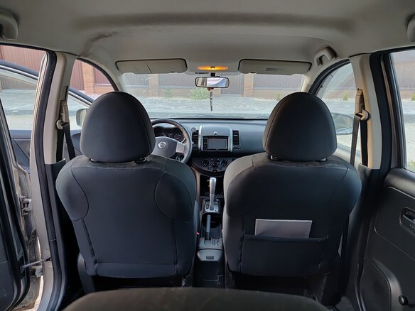 2008 Nissan Note I Рестайлинг, серебристый, 640000 рублей - вид 11