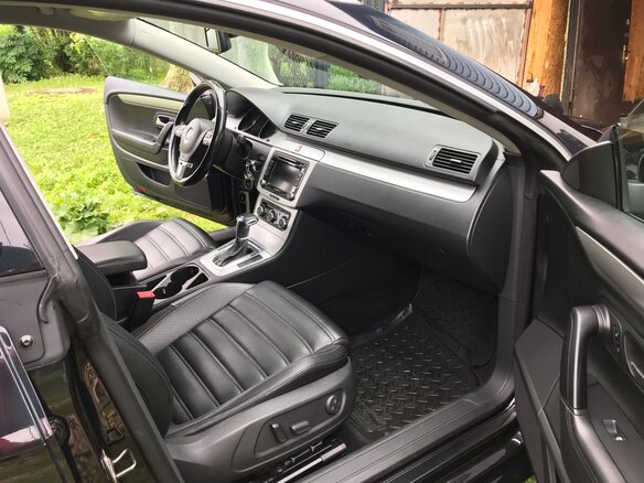 2010 Volkswagen Passat CC I, чёрный, 1330000 рублей - вид 12