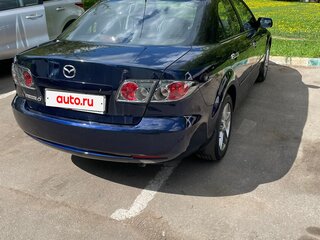 2007 Mazda 6 I (GG) Рестайлинг, синий, 1700000 рублей, вид 4