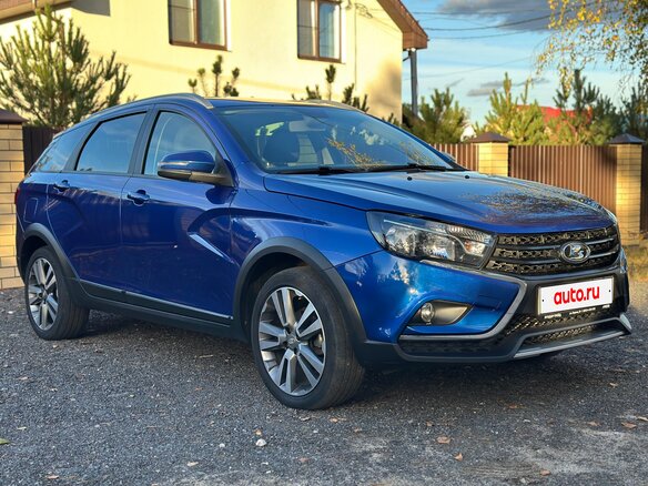 2020 Lada (ВАЗ) Vesta SW Cross I, синий, 1349000 рублей - вид 2