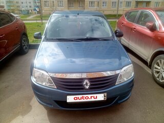 2012 Renault Logan I Рестайлинг, синий, 480000 рублей, вид 1
