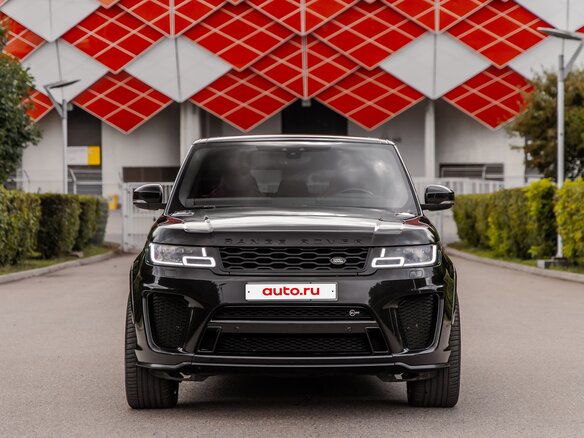 2021 Land Rover Range Rover Sport SVR II Рестайлинг, чёрный, 7350000 рублей - вид 2