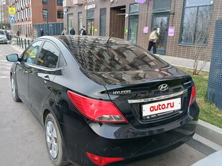 2014 Hyundai Solaris I Рестайлинг, чёрный, 1400000 рублей, вид 4