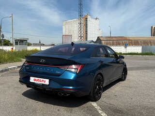2021 Hyundai Elantra VII (CN7), синий, 1950000 рублей, вид 5