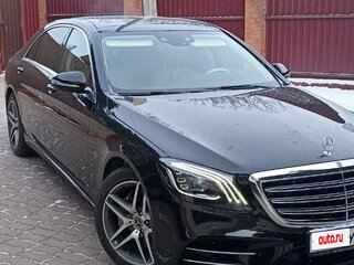 2019 Mercedes-Benz S-Класс 350 d Long VI (W222, C217) Рестайлинг, чёрный, 8500000 рублей, вид 1