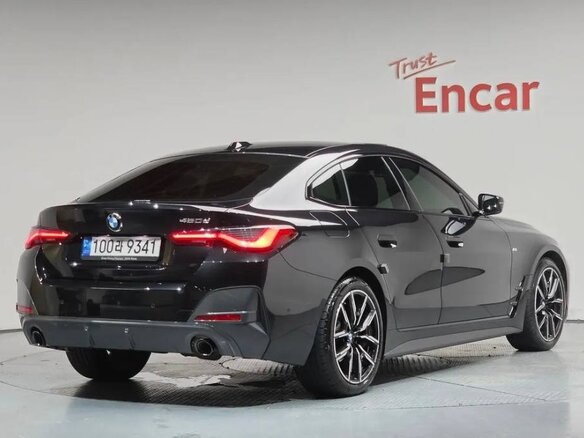 2022 BMW 4 серии 420d G22, G23, G26, чёрный - вид 2