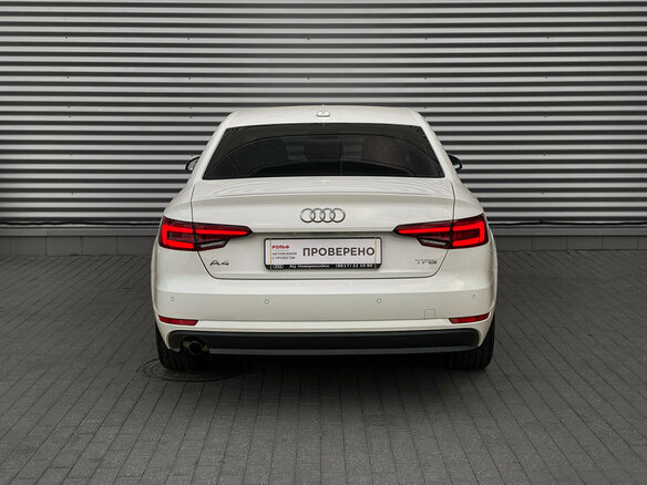 2018 Audi A4 V (B9), белый - вид 4