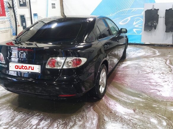 2003 Mazda 6 I (GG), чёрный, 420000 рублей - вид 6