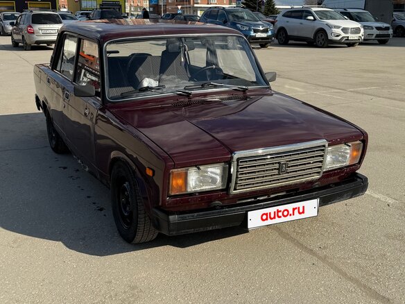2008 Lada (ВАЗ) 2107, пурпурный, 85000 рублей - вид 3