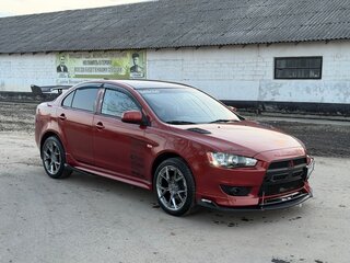 2008 Mitsubishi Lancer X, красный, 750000 рублей, вид 3