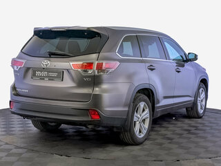 2014 Toyota Highlander III (XU50), серый, 2930000 рублей, вид 5
