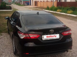 2021 Toyota Camry VIII (XV70) Рестайлинг, чёрный, 2500000 рублей, вид 4