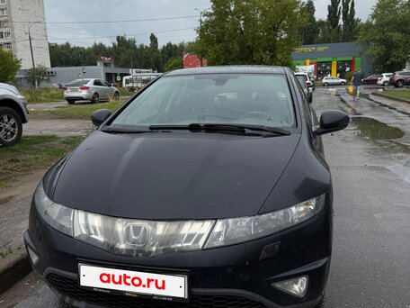 2007 Honda Civic VIII, чёрный, 470000 рублей, вид 1