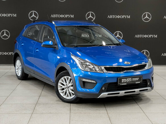 2018 Kia Rio X-Line IV, синий, 1535000 рублей - вид 2