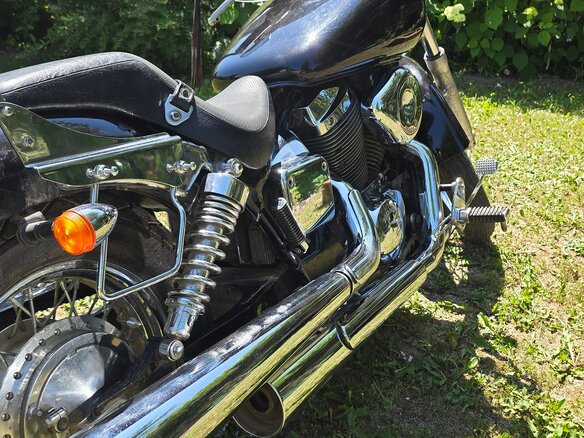 2001 Honda Shadow 400, чёрный, 400000 рублей - вид 2