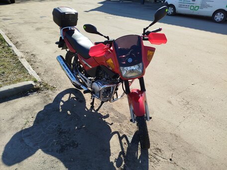 2011 Yamaha YBR125, красный, 160000 рублей, вид 2