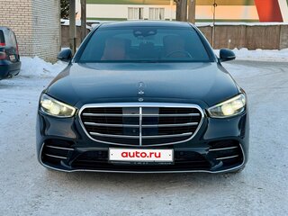 2021 Mercedes-Benz S-Класс 450 Long 4MATIC VII (W223), чёрный, 9900000 рублей, вид 2