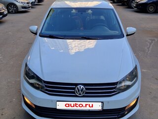2018 Volkswagen Polo V Рестайлинг, белый, 520000 рублей, вид 2