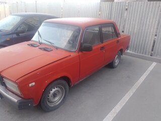 1992 Lada (ВАЗ) 2107, красный, 95000 рублей, вид 1