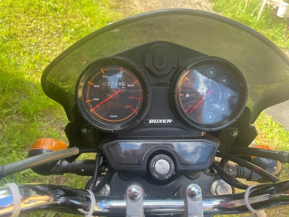 2021 Bajaj Boxer BM 150X, чёрный, 80000 рублей - вид 12