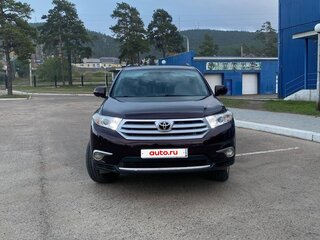 2012 Toyota Highlander II (XU40) Рестайлинг, пурпурный, 2449000 рублей, вид 3