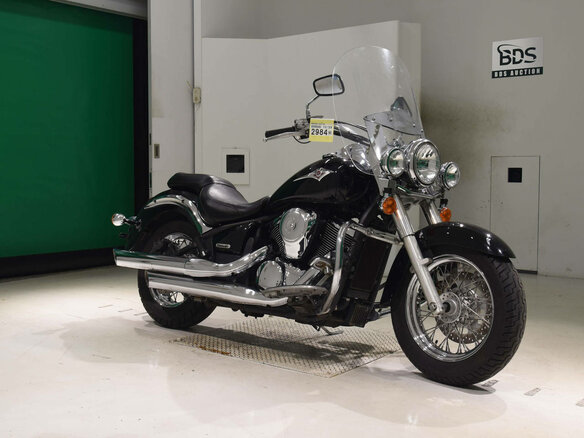 2009 Kawasaki VN900 Vulcan, чёрный, 441348 рублей - вид 3