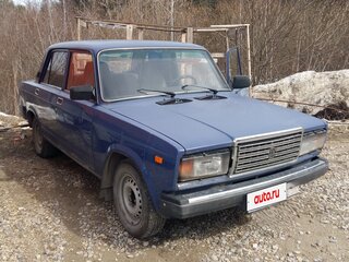 2007 Lada (ВАЗ) 2107, синий, 90000 рублей, вид 2