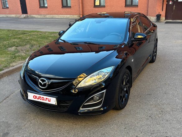2011 Mazda 6 II (GH) Рестайлинг, чёрный, 1300000 рублей - вид 1