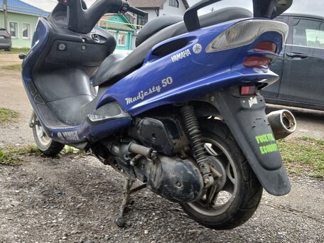 2000 Yamaha Majesty 125/180, синий, 100000 рублей, вид 2