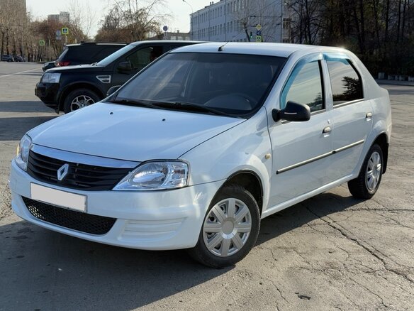 2012 Renault Logan I Рестайлинг, белый, 350000 рублей - вид 7
