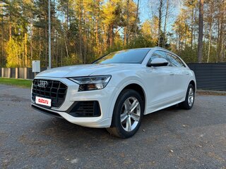 2018 Audi Q8 55 TFSI I (4M), белый, 5100000 рублей, вид 1