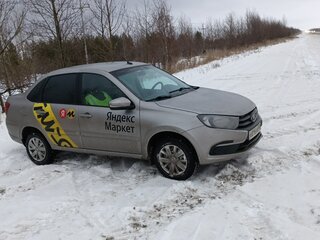 2019 Lada (ВАЗ) Granta I Рестайлинг, серебристый, 455000 рублей, вид 5