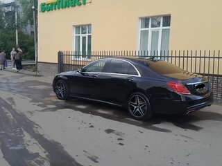 2015 Mercedes-Benz S-Класс 400 Long VI (W222, C217), чёрный, 3700000 рублей, вид 4
