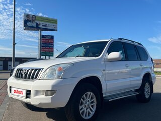 2009 Toyota Land Cruiser Prado 120 Series Рестайлинг, белый, 1700000 рублей, вид 1