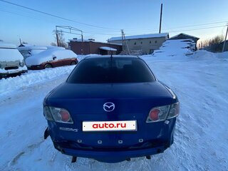 2006 Mazda 6 I (GG) Рестайлинг, синий, 140000 рублей, вид 3