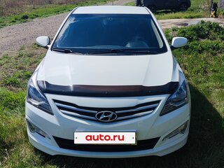 2016 Hyundai Solaris I Рестайлинг, белый, 1210000 рублей, вид 3