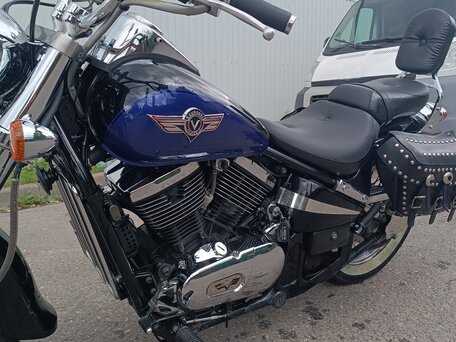 1996 Kawasaki VN800 Vulcan, чёрный, 355000 рублей, вид 2
