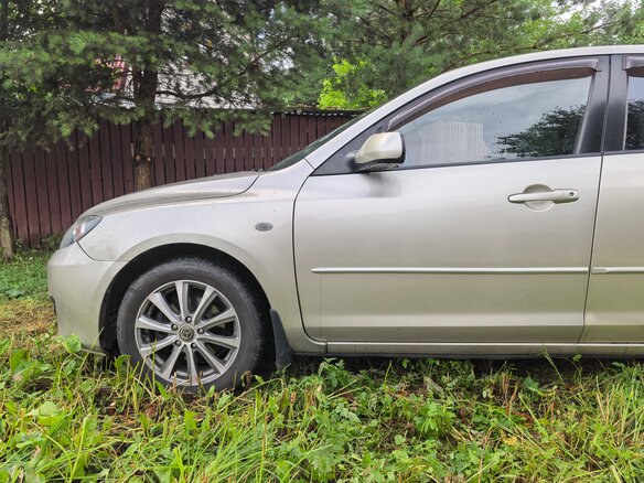 2007 Mazda 3 I (BK) Рестайлинг, бежевый - вид 4