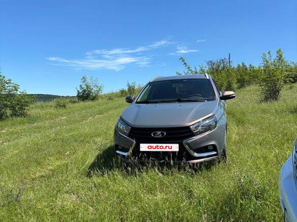 2019 Lada (ВАЗ) Vesta SW I, серый, 900000 рублей - вид 2