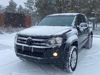 2012 Volkswagen Amarok Double Cab full-time I, чёрный, 1900000 рублей, вид 1